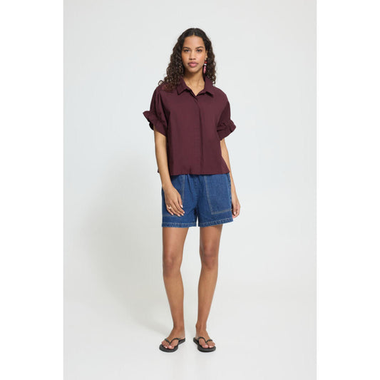 ICHI Sami Bluse Bordeaux