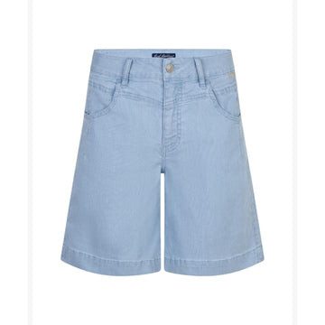 Red Buttton Kate Short Fancy Chambray, High Rise, Regular Fit, Blå Hvid Stribet