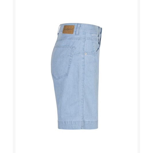 Red Buttton Kate Short Fancy Chambray, High Rise, Regular Fit, Blå Hvid Stribet