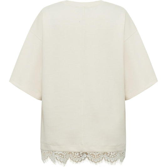 A-View Silja Tee Sweatshirt Offwhite