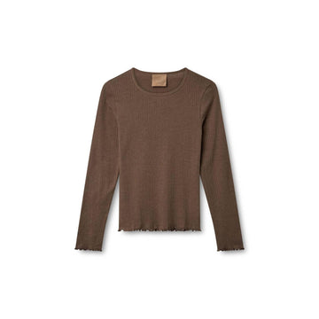 Kopenhaken Soft Solid LS T-Shirt Chocolate Chip