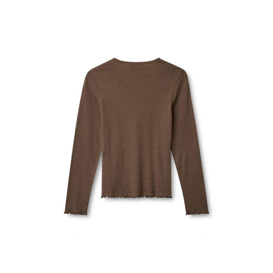 Kopenhaken Soft Solid LS T-Shirt Chocolate Chip