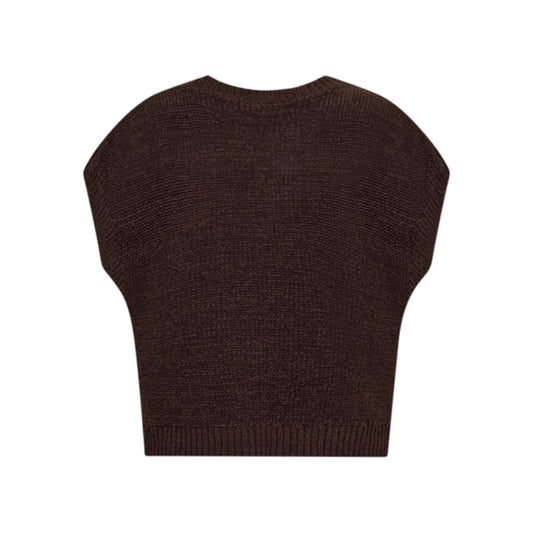 Freequent Tapper Strik - Vest Brun