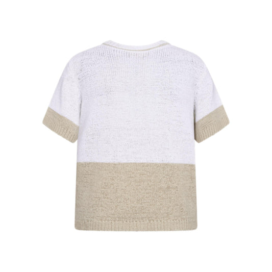 Freequent Tapper SS Strik Offwhite Sand Mix