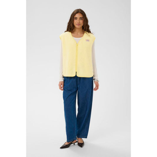 Culture Catina Teddy Vest Gul