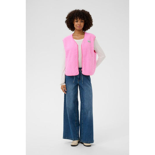 Culture Catina Teddy Vest Begonia Pink