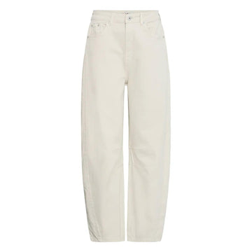 ICHI Ziggy Barrel Jeans Hvid