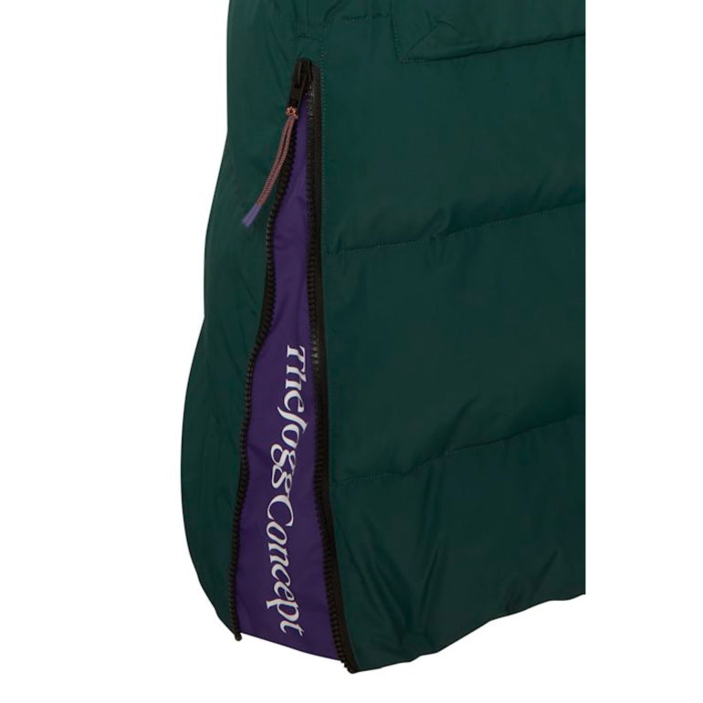 The Jogg Concept Alma Dun Vest Grøn Lilla Mix
