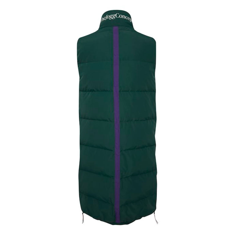 The Jogg Concept Alma Dun Vest Grøn Lilla Mix